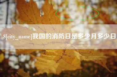 随县我国的消防日是多少月多少日