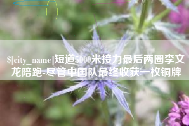 随县短道5000米接力最后两圈李文龙陪跑-尽管中国队最终收获一枚铜牌