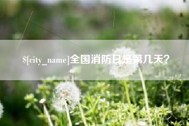 随县全国消防日是第几天？