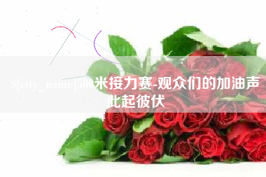 随县500米接力赛-观众们的加油声此起彼伏