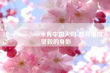 随县5000米有中国人吗-都有中国人坚毅的身影