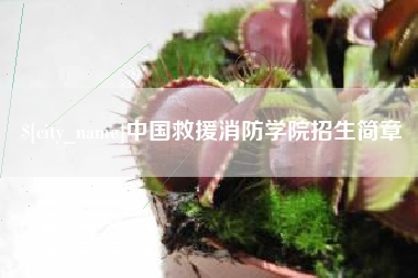 随县中国救援消防学院招生简章