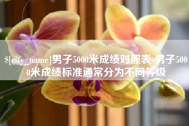 随县男子5000米成绩对照表-男子5000米成绩标准通常分为不同等级