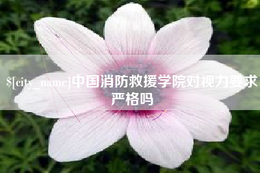 随县中国消防救援学院对视力要求严格吗