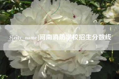 随县河南消防学校招生分数线