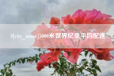 随县5000米世界纪录平均配速