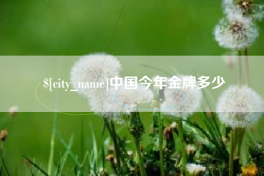 随县中国今年金牌多少