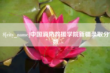 随县中国消防救援学院新疆录取分数