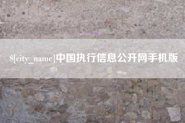 随县中国执行信息公开网手机版