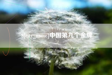 随县中国第九个金牌