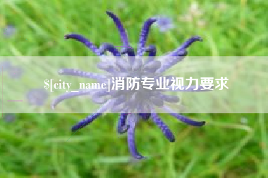 随县消防专业视力要求