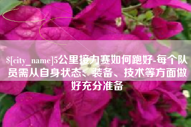 随县5公里接力赛如何跑好-每个队员需从自身状态、装备、技术等方面做好充分准备