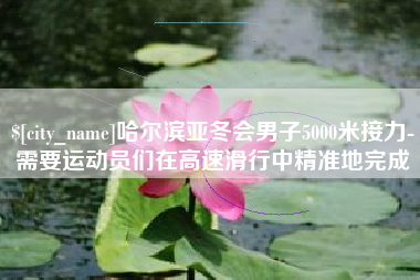 随县哈尔滨亚冬会男子5000米接力-需要运动员们在高速滑行中精准地完成