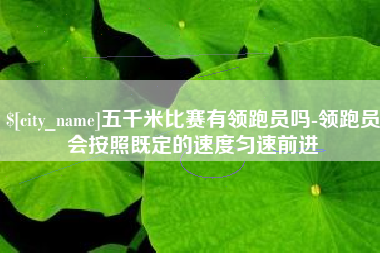 随县五千米比赛有领跑员吗-领跑员会按照既定的速度匀速前进