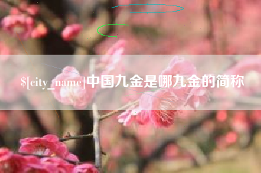 随县中国九金是哪九金的简称