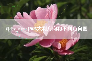 随县2025大利方向和不利方向图