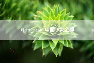 随县中国19块金牌