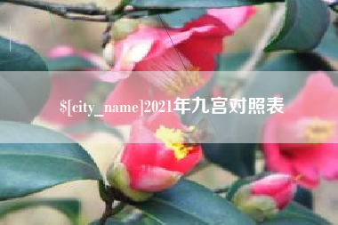 随县2021年九宫对照表