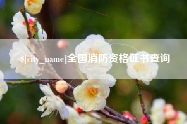 随县全国消防资格证书查询