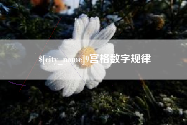 随县9宫格数字规律