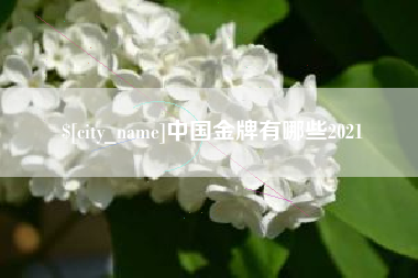 随县中国金牌有哪些2021