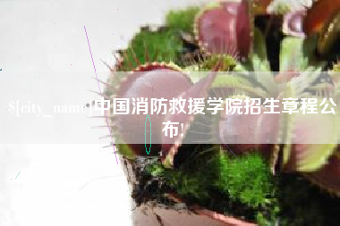 随县中国消防救援学院招生章程公布!